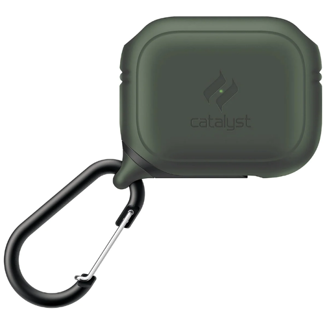 Catalyst Waterproof Drop Proof Case - Αδιάβροχη Ανθεκτική Θήκη Σιλικόνης - Apple AirPods Pro 2nd Gen / 1st Gen - IP67 - Army Green 