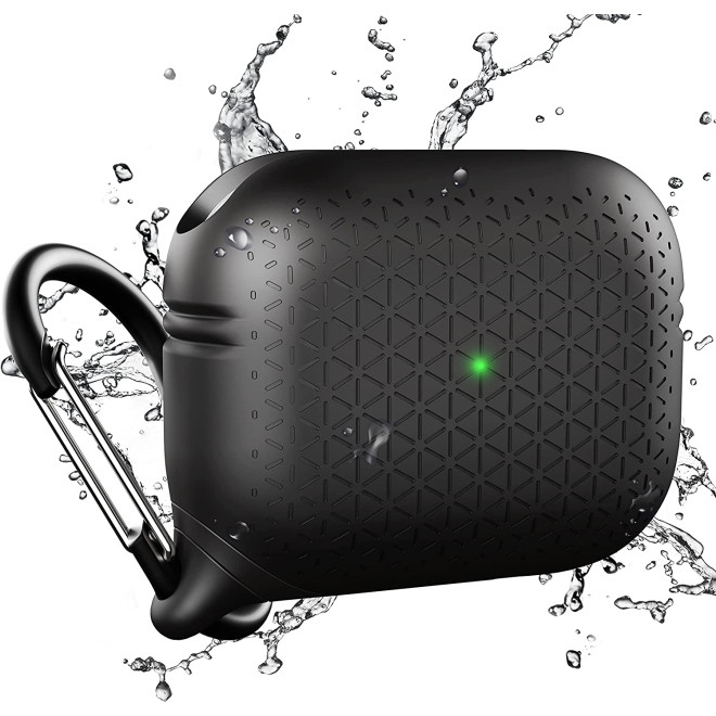 Catalyst Waterproof Drop Proof Case / Premium Edition - Αδιάβροχη Ανθεκτική Θήκη Σιλικόνης - Apple AirPods Pro 2nd Gen / 1st Gen - IP67 - Stealth Black