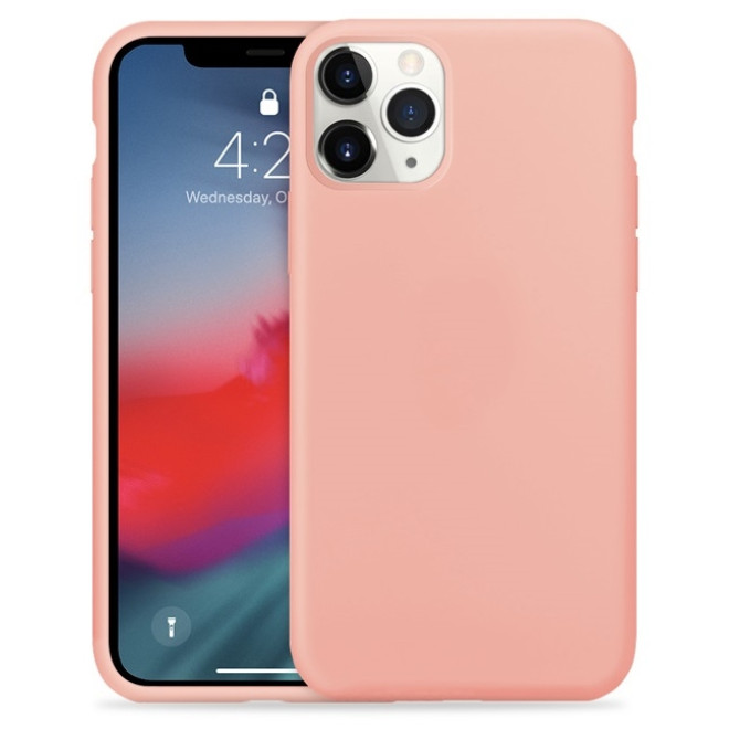 Crong Color Θήκη Premium Σιλικόνης Apple iPhone 11 Pro Max - Rose Pink