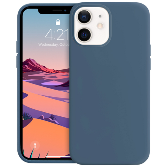 Crong Color Θήκη Premium Σιλικόνης Apple iPhone 12 mini - Blue