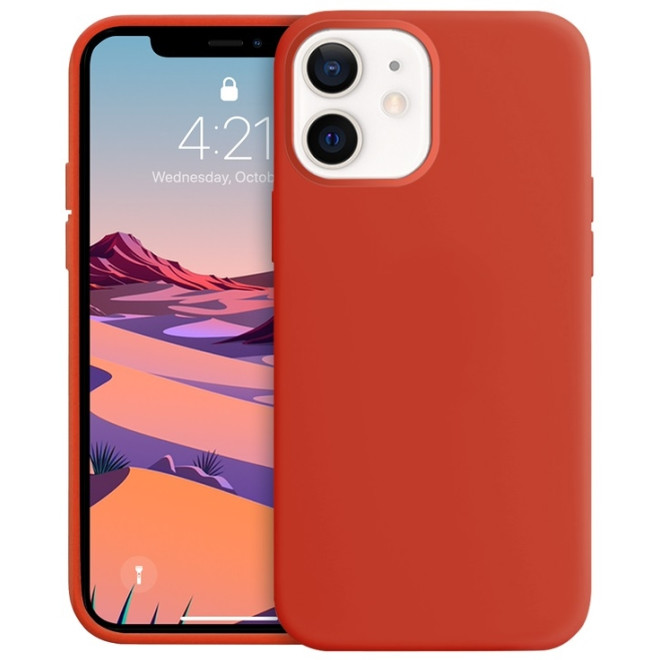 Crong Color Θήκη Premium Σιλικόνης Apple iPhone 12 mini - Red