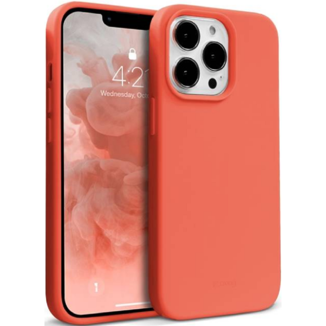 Crong Color Θήκη Premium Σιλικόνης Apple iPhone 13 Pro - Coral