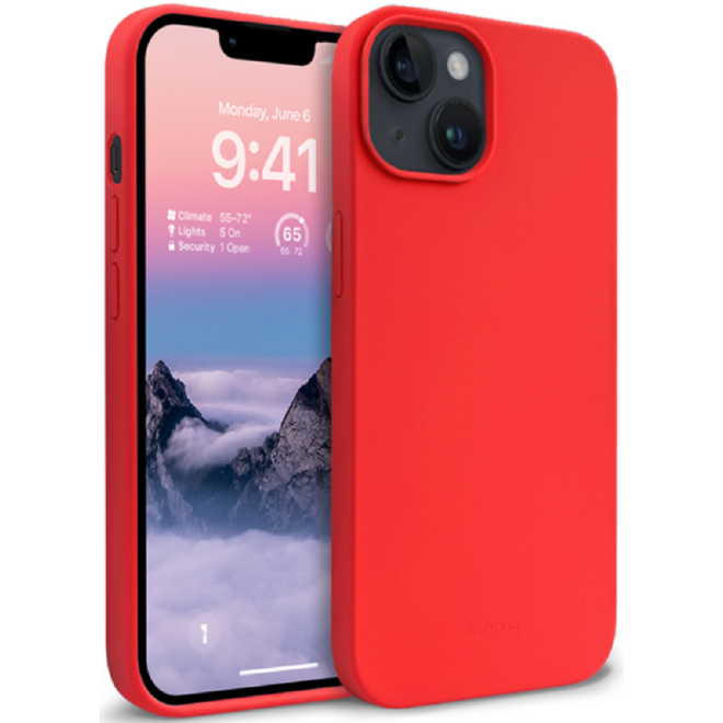 Crong Color Θήκη Premium Σιλικόνης Apple iPhone 14 Plus - Red
