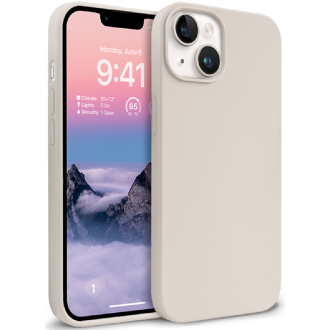 Crong Color Θήκη Premium Σιλικόνης Apple iPhone 14 Plus - Stone Beige