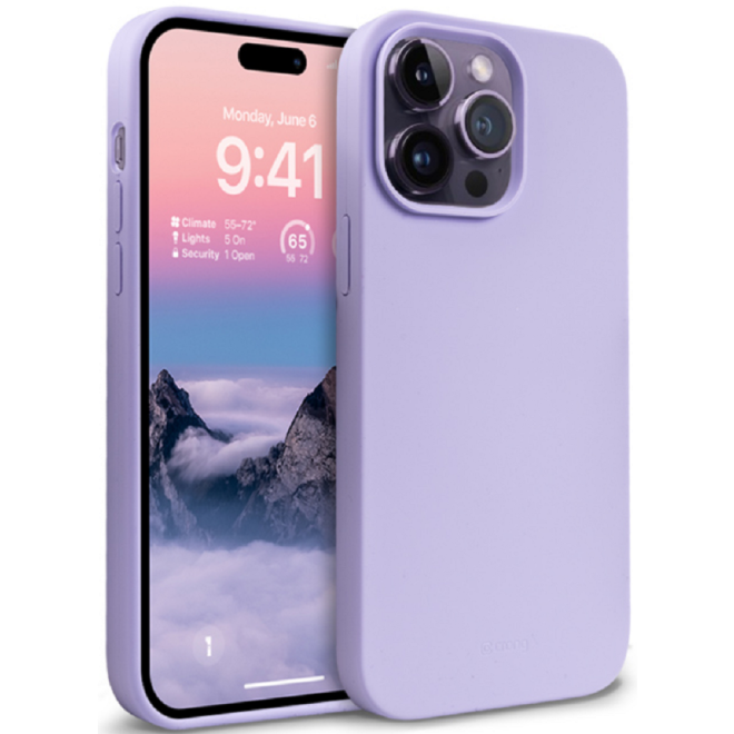 Crong Color Θήκη Premium Σιλικόνης Apple iPhone 14 Pro Max - Purple