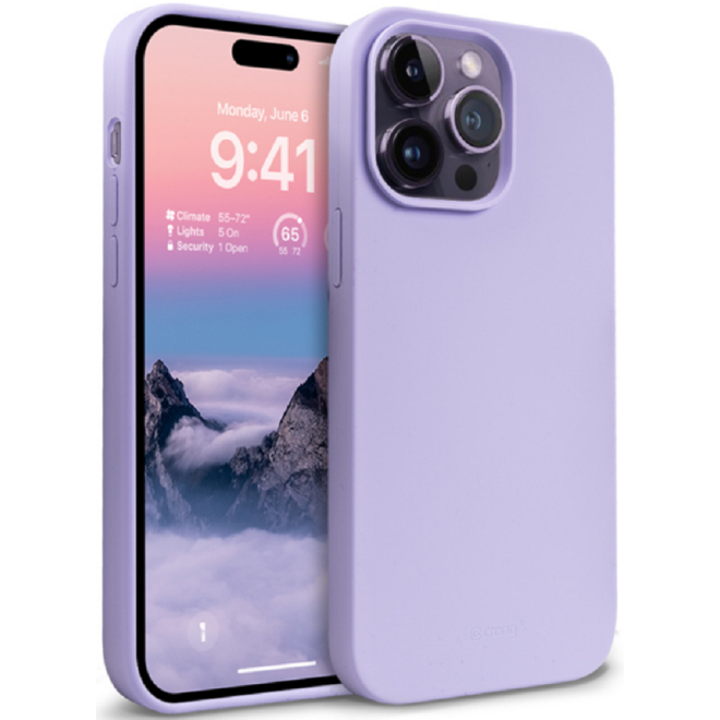 Crong Color Θήκη Premium Σιλικόνης Apple iPhone 14 Pro - Purple