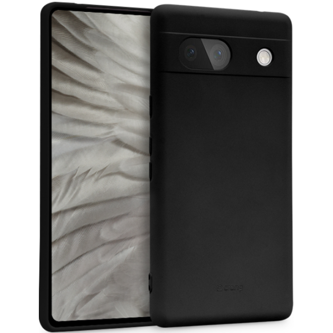 Crong Color Θήκη Premium Σιλικόνης - Google Pixel 7a - Black