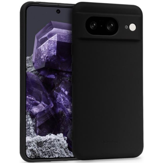 Crong Color - Θήκη Premium Σιλικόνης - Google Pixel 8 - Black