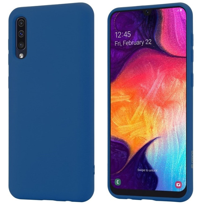 Crong Color Θήκη Premium Σιλικόνης Samsung Galaxy A50 - Blue