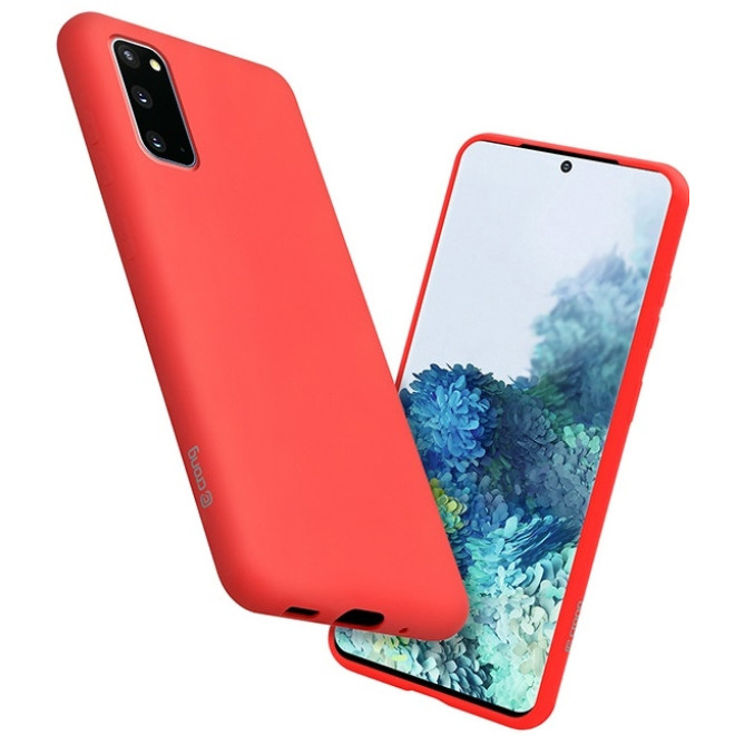 Crong Color Θήκη Premium Σιλικόνης Samsung Galaxy S20 - Red
