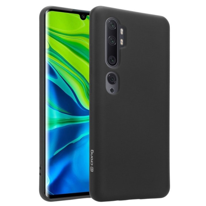 Crong Color Θήκη Premium Σιλικόνης Xiaomi Mi Note 10 / Note 10 Pro - Black