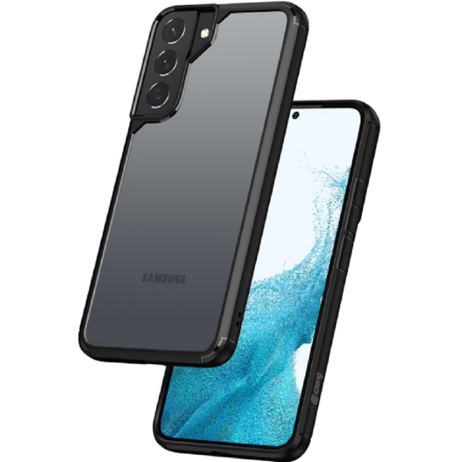 Crong Διάφανη Θήκη Hybrid Samsung Galaxy S22 Plus 5G - Black