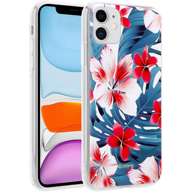 Crong Flower Θήκη Σιλικόνης Apple iPhone 11 - Pattern 03