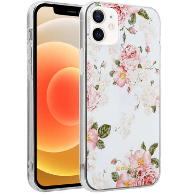 Crong Flower Θήκη Σιλικόνης Apple iPhone 12 mini - Pattern 02 