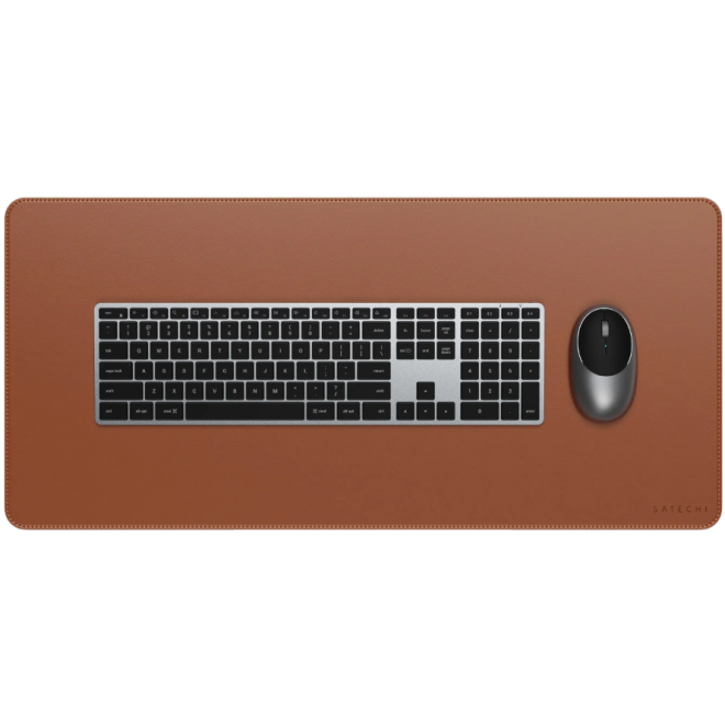 Desk Mat Satechi Vegan-Leather από Premium Vegan Δέρμα Brown
