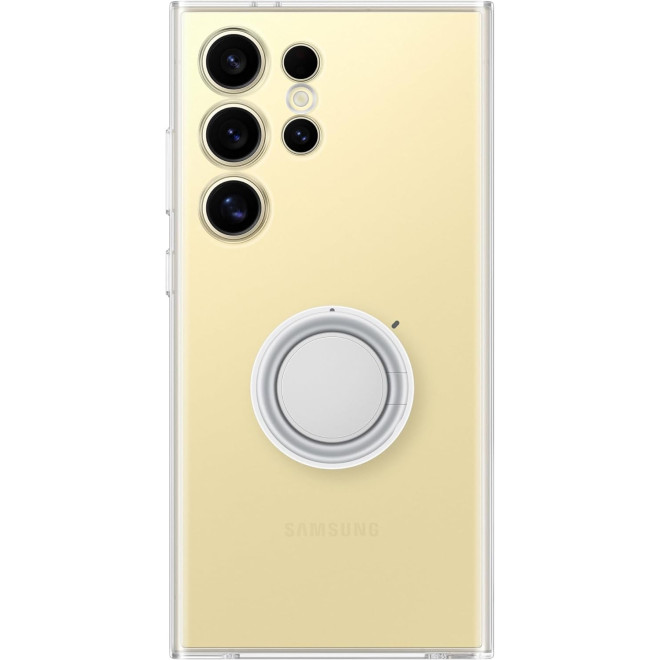 Διάφανη Θήκη με Finger Holder - Samsung Galaxy S24 Ultra - Official Samsung Clear Gadget Case - Transparent