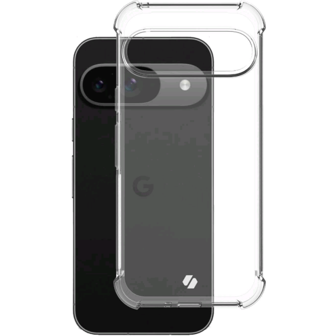 Διάφανη Θήκη Σιλικόνης - Google Pixel 9 / 9 Pro - Spacecase Anti-Shock - 1mm - Clear