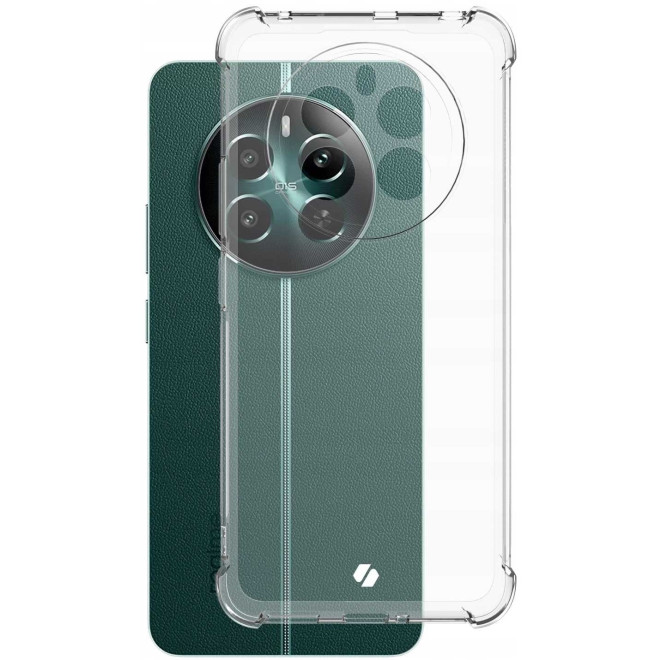 Διάφανη Θήκη Σιλικόνης - Realme 12 Plus - Spacecase Anti-Shock - 1mm - Clear