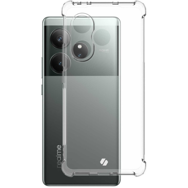 Διάφανη Θήκη Σιλικόνης - Realme GT 6 / GT 6T - Spacecase Anti-Shock - 1mm - Clear