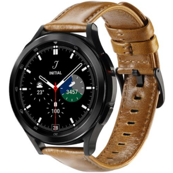 DuxDucis Business Strap - Δερμάτινο Λουράκι για Smartwatches (20mm) - Brown