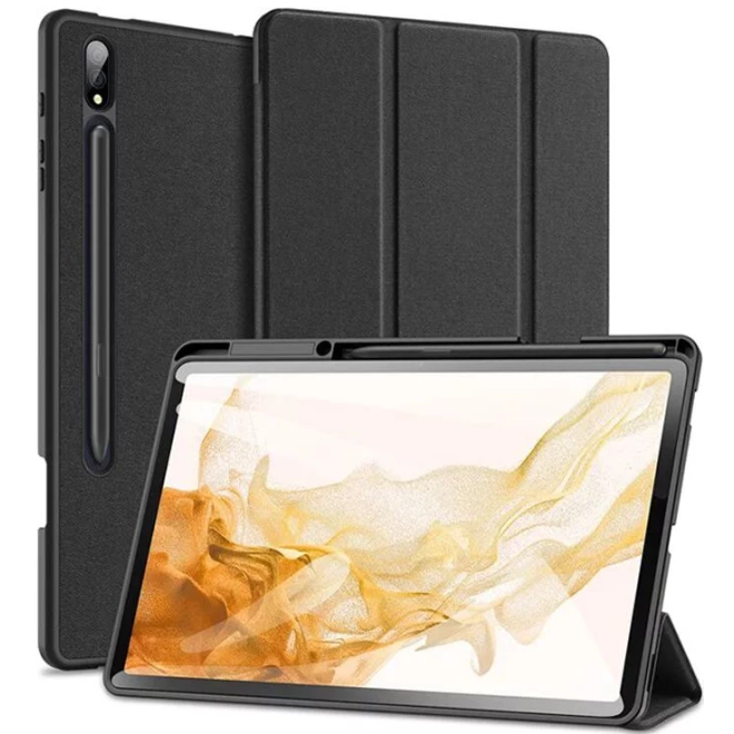 Duxducis Domo Series - Flip Θήκη Samsung Galaxy Tab S8 Ultra 14.6" 2022 X900 / X906 με Υποδοχή για Γραφίδα - Black