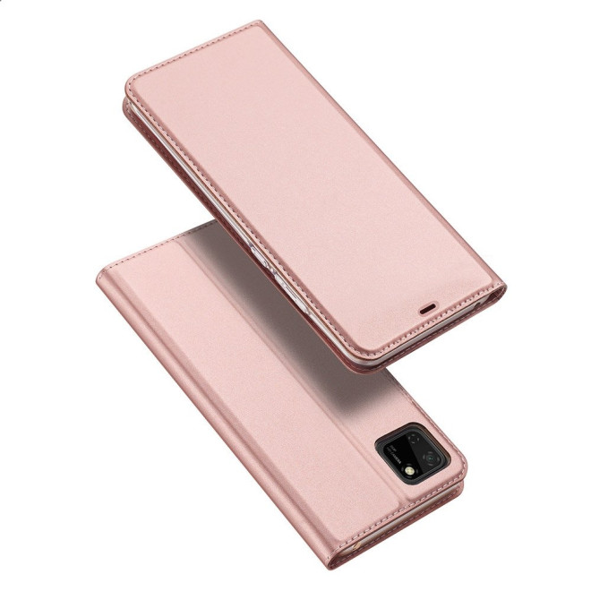 Duxducis SkinPro Θήκη Πορτοφόλι Huawei Y5p - Rose Golden 