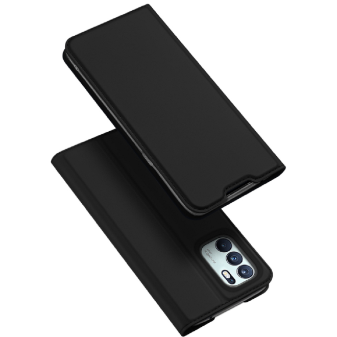 Duxducis SkinPro Θήκη Πορτοφόλι Oppo Reno6 4G - Black