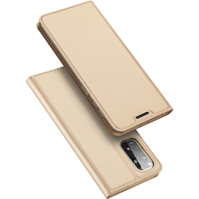 Duxducis SkinPro Θήκη Πορτοφόλι Xiaomi Redmi Note 11 / 11S - Gold
