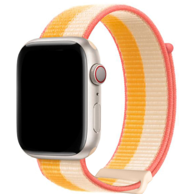 Duxducis Sport Watch Band Λουράκι Apple Watch SE/10/9/8/7/6/5/4 (42/41/40mm) - Maize White