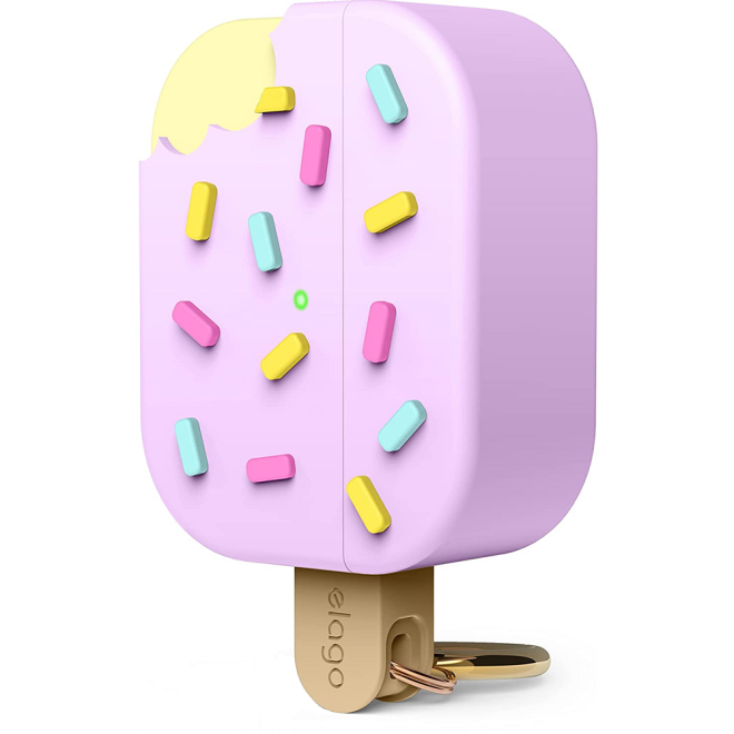 Elago AirPods Ice Cream Case - Θήκη Σιλικόνης για Apple AirPods Pro 2nd Gen - Lavender / Blueberry