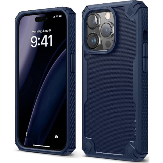 Elago Armor Case - Ανθεκτική Θήκη Σιλικόνης Apple iPhone 14 Pro - Jean Indigo