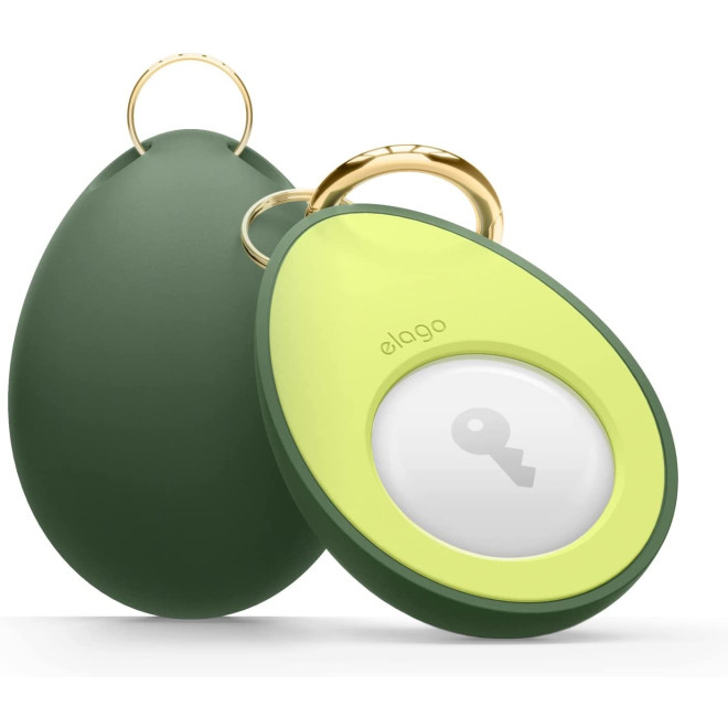 Elago Avocado Case - Θήκη / Μπρελόκ Premium Σιλικόνης Apple AirTag - Avocado