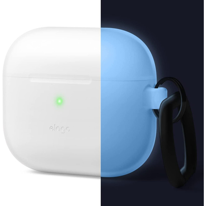 Elago Hang Case - Θήκη Σιλικόνης για AirPods 3rd Gen - Nightglow Blue