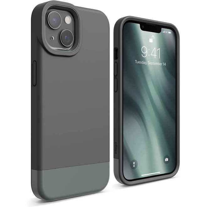 Elago Θήκη Glide - Apple iPhone 13 - Dark Gray / Light Green