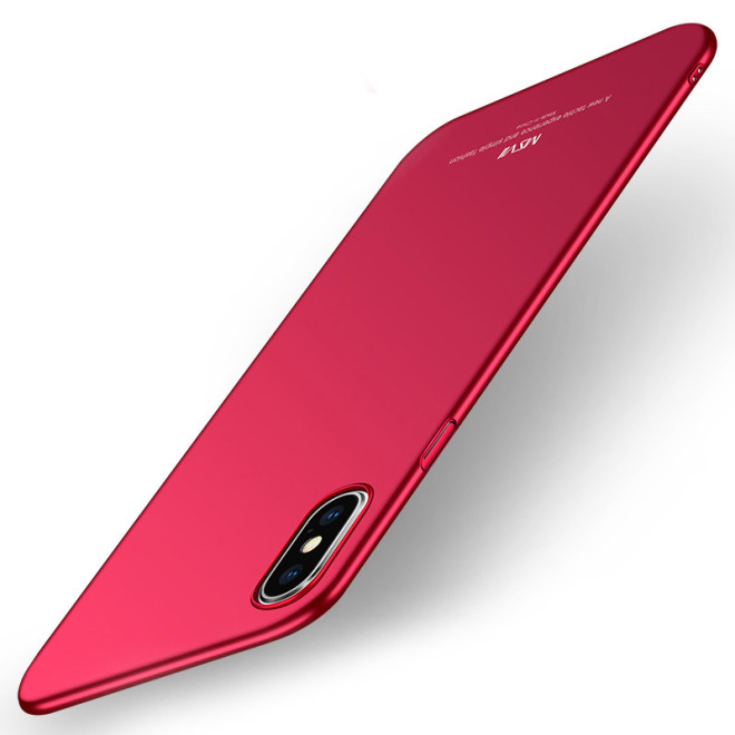 MSVII Super Slim Σκληρή Θήκη PC iPhone X / XS - Red