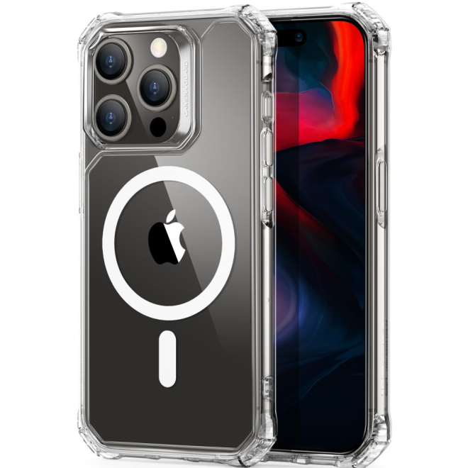 ESR Air Armor HaloLock - Διάφανη Ανθεκτική MagSafe Θήκη Apple iPhone 15 Pro Max - Clear