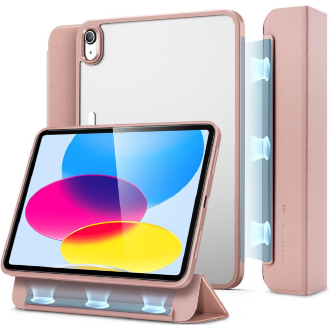 ESR Ascend Hybrid Θήκη με Υποδοχή Apple Pencil - Apple iPad (A16) 11th Gen. 2025 11" / 10th Gen. 2022 10.9" - Rose Gold