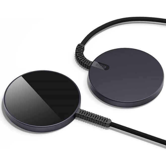 ESR Mini Wireless Charger HaloLock - Ασύρματος Ταχυφορτιστής MagSafe - 15W - Black - 2 Τεμάχια