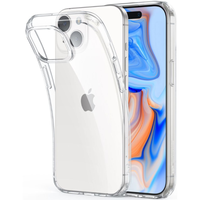 ESR Project Zero - Ανθεκτική Διάφανη Θήκη Σιλικόνης - Apple iPhone 15 - Clear