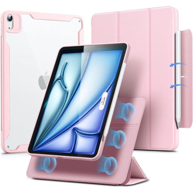 ESR Rebound Hybrid 360 Θήκη Apple iPad Air 7 2025 11" / iPad Air 6 2024 11" / Air 5 2022 10.9" / Air 4 2020 10.9" με Υποδοχή Apple Pencil - Pink