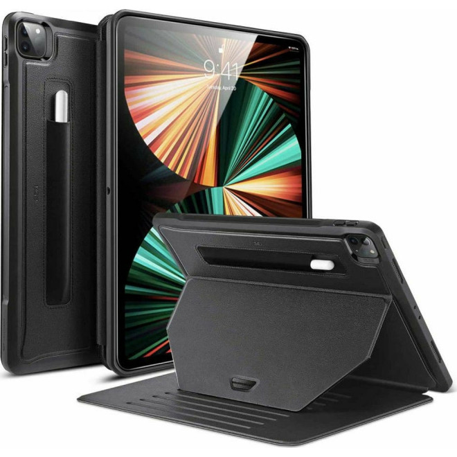 ESR Ανθεκτική Θήκη Sentry Stand - Apple iPad Pro 12.9" 2021 με Υποδοχή Apple Pencil - Black