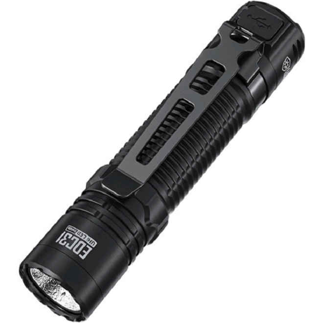 Φακός Nitecore EDC31 Ανθεκτικός Αδιάβροχος Επαναφορτιζόμενος UHi LED 3500 Lumens Μπαταρία 3800 mAh Black