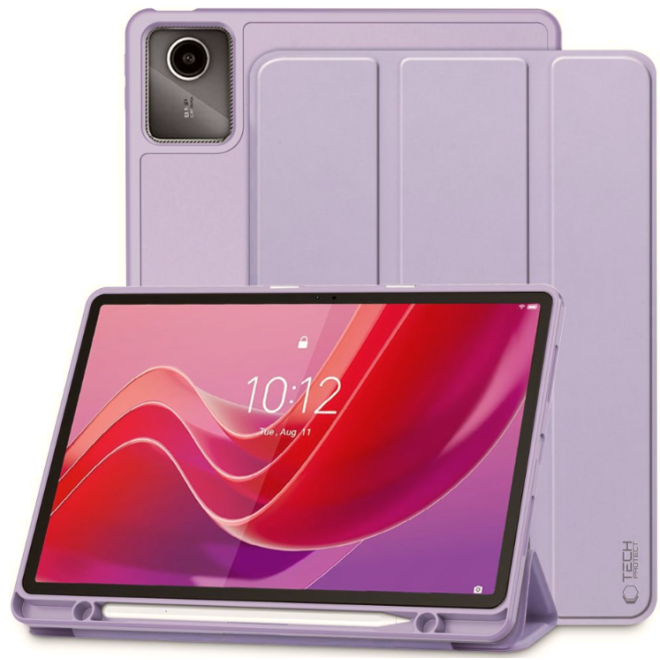 Flip Θήκη με Υποδοχή για Γραφίδα - Lenovo Tab M11 / K11E 11" TB-330 - Tech-Protect SC Pen Smartcase - Violet