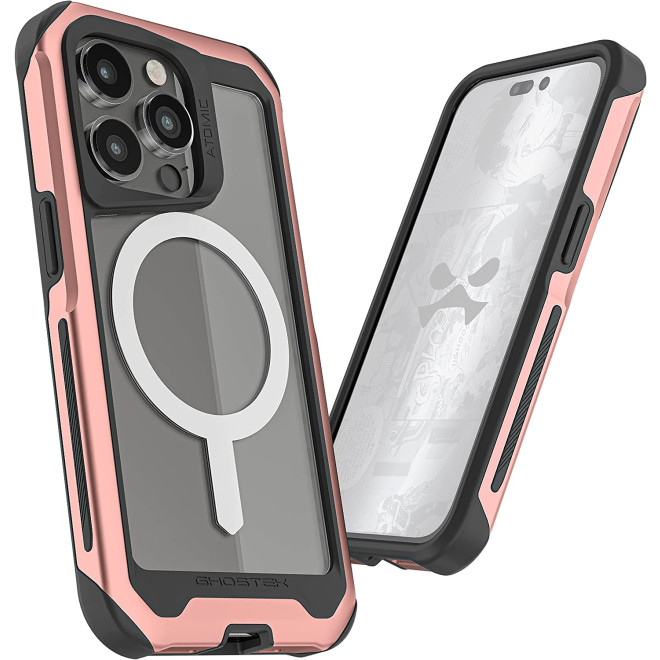 Ghostek Atomic Slim 4 - Ανθεκτική Θήκη MagSafe Apple iPhone 14 Pro - Pink