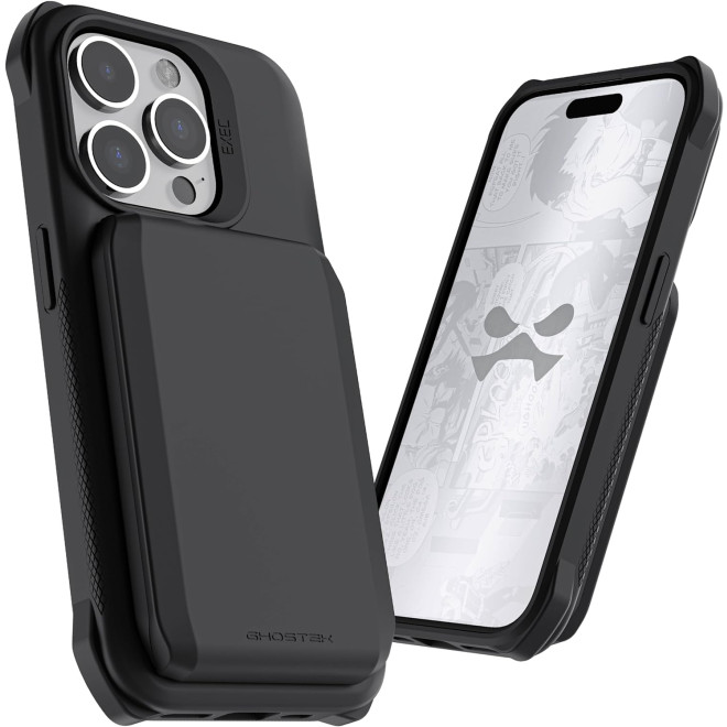 Ghostek Exec 6 - Ανθεκτική MagSafe Θήκη - Πορτοφόλι Apple iPhone 15 Pro - Black