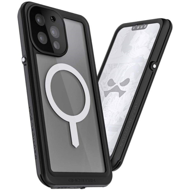 Ghostek Nautical Slim - Ανθεκτική Αδιάβροχη Θήκη MagSafe - Apple iPhone 13 Pro Max - Clear 