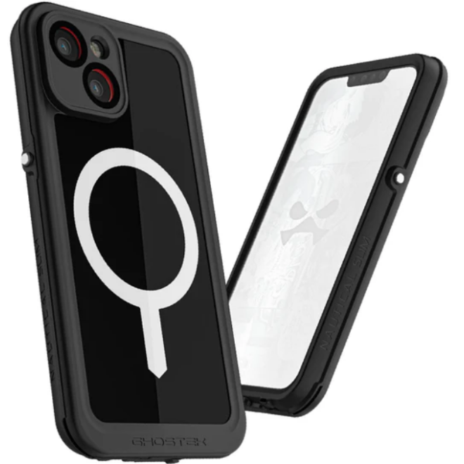 Ghostek Nautical Slim - Ανθεκτική Αδιάβροχη Θήκη MagSafe - Apple iPhone 14 - Black 