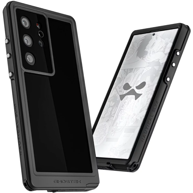 Ghostek Nautical Slim - Ανθεκτική Αδιάβροχη Θήκη Samsung Galaxy S23 Ultra - Black