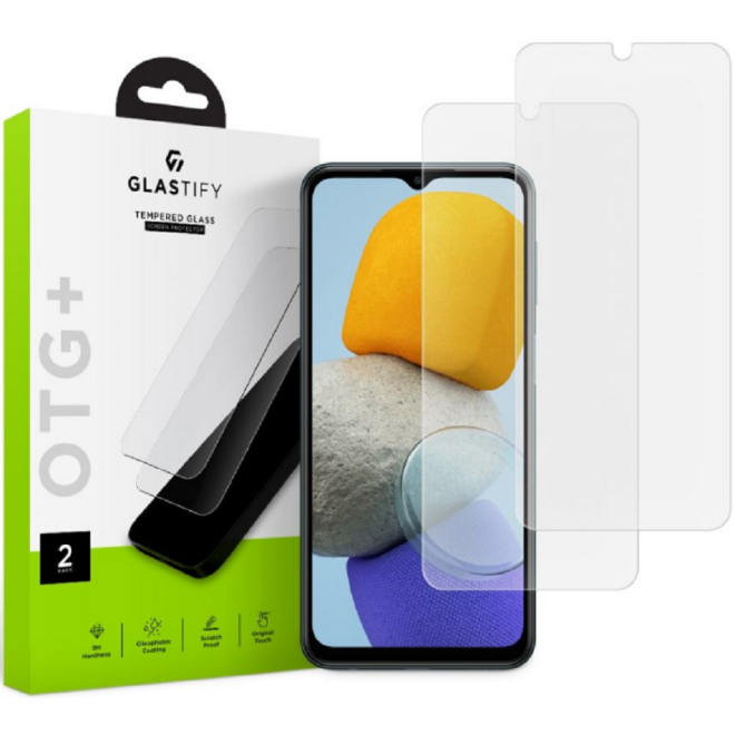 GlasTIFY OTG+ Tempered Glass - Αντιχαρακτικό Γυαλί Οθόνης Samsung Galaxy M23 - 2 Τεμάχια