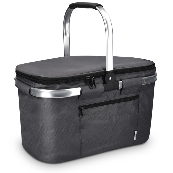 Navaris Picnic Basket Bag - Ισοθερμικό Σακίδιο Πικ-Νικ με Πτυσσόμενη Λαβή - 27L - Gray